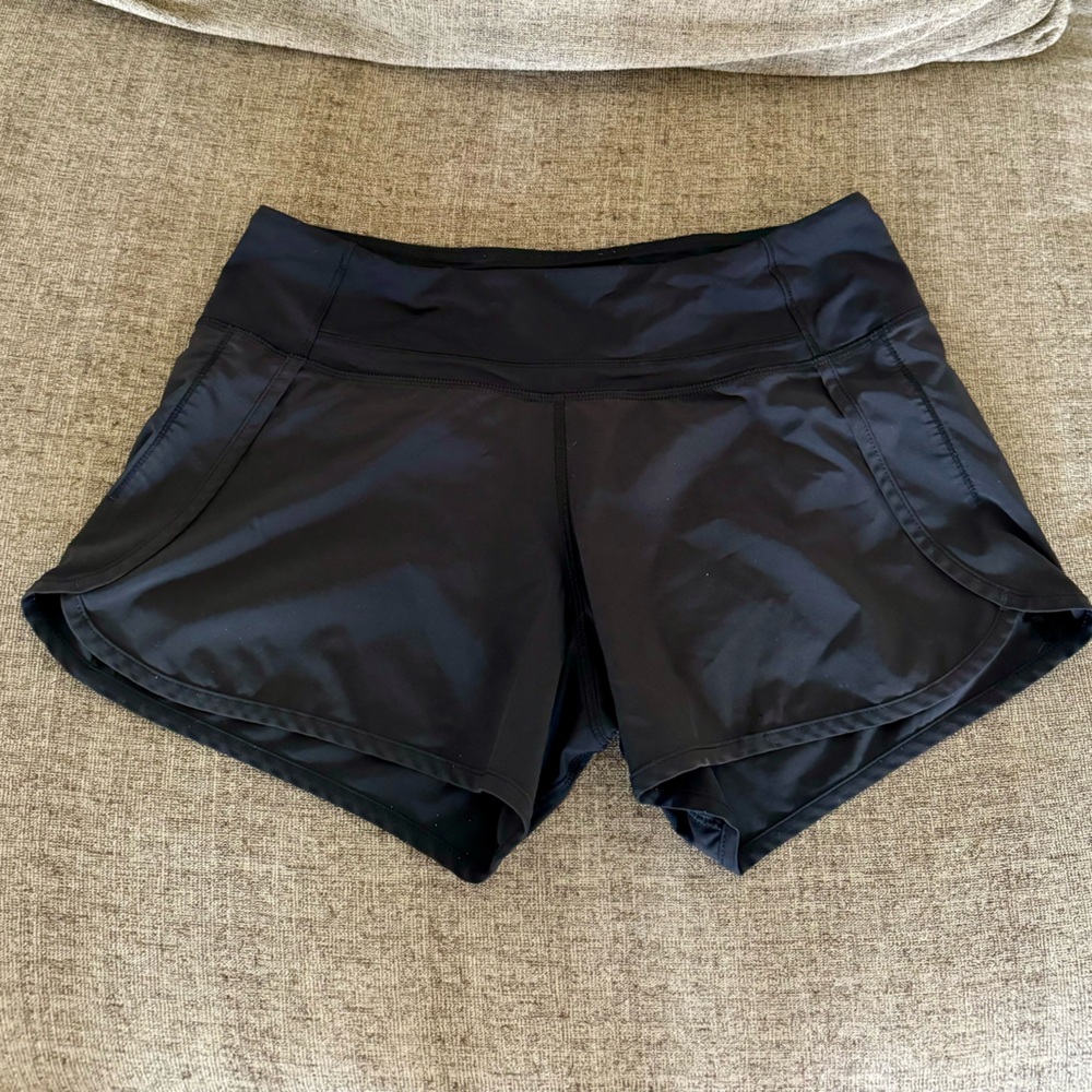 Lululemon Black Speed Shorts